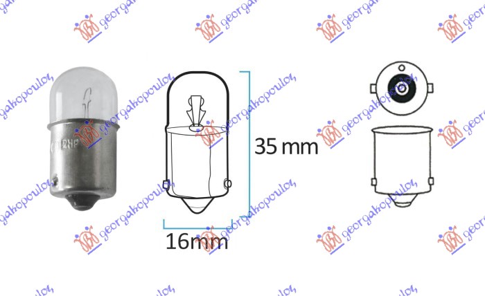 Lampe/xenon SIJALICA 24V 5W