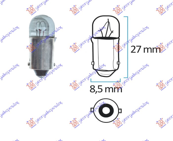 Lampe/xenon SIJALICA 24V 3W BA9