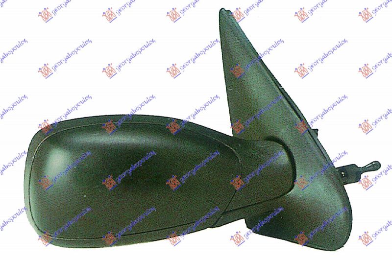Peugeot 106 1996-2003 (1s/1a/1c) RETROVIZOR MEHANICKI SA SAJLOM (A KVALITET) (KONVEKSNO STAKLO)