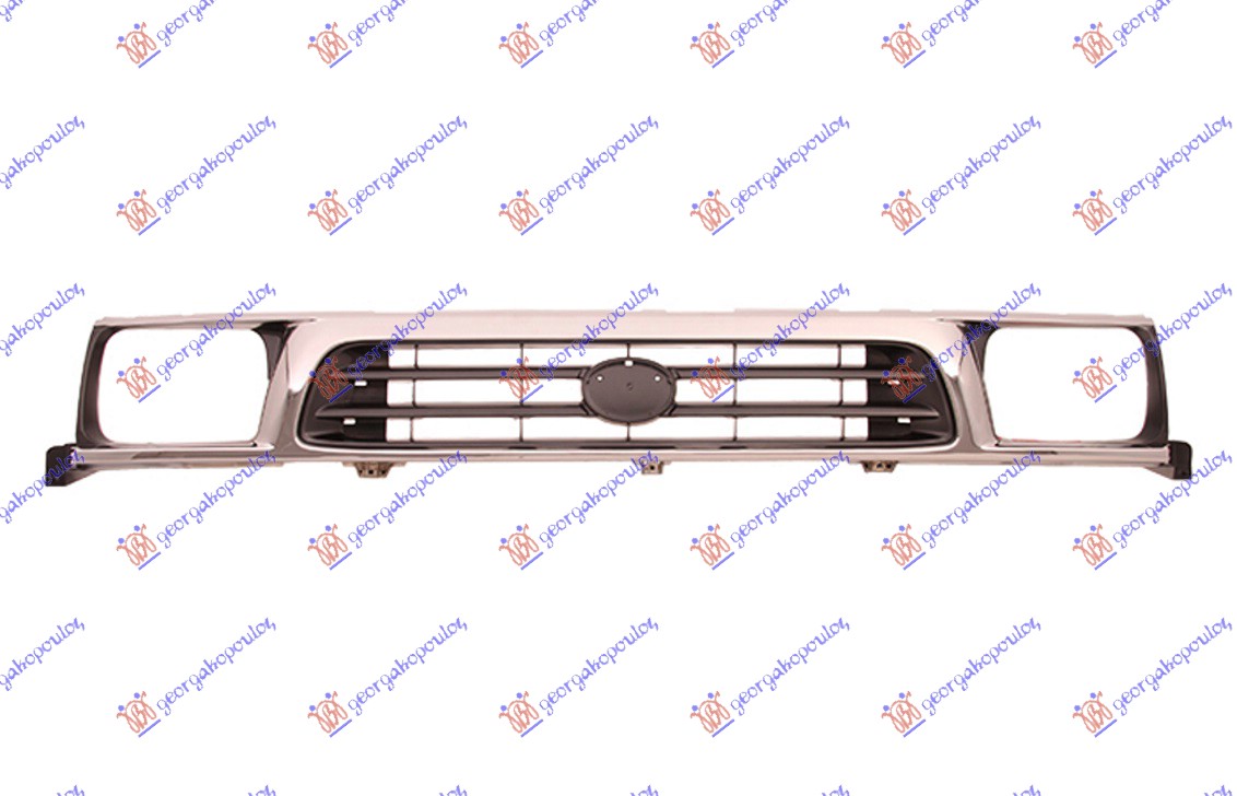 Toyota hi-lux (ln 145) 2wd 98-01 PVC MASKA HROM