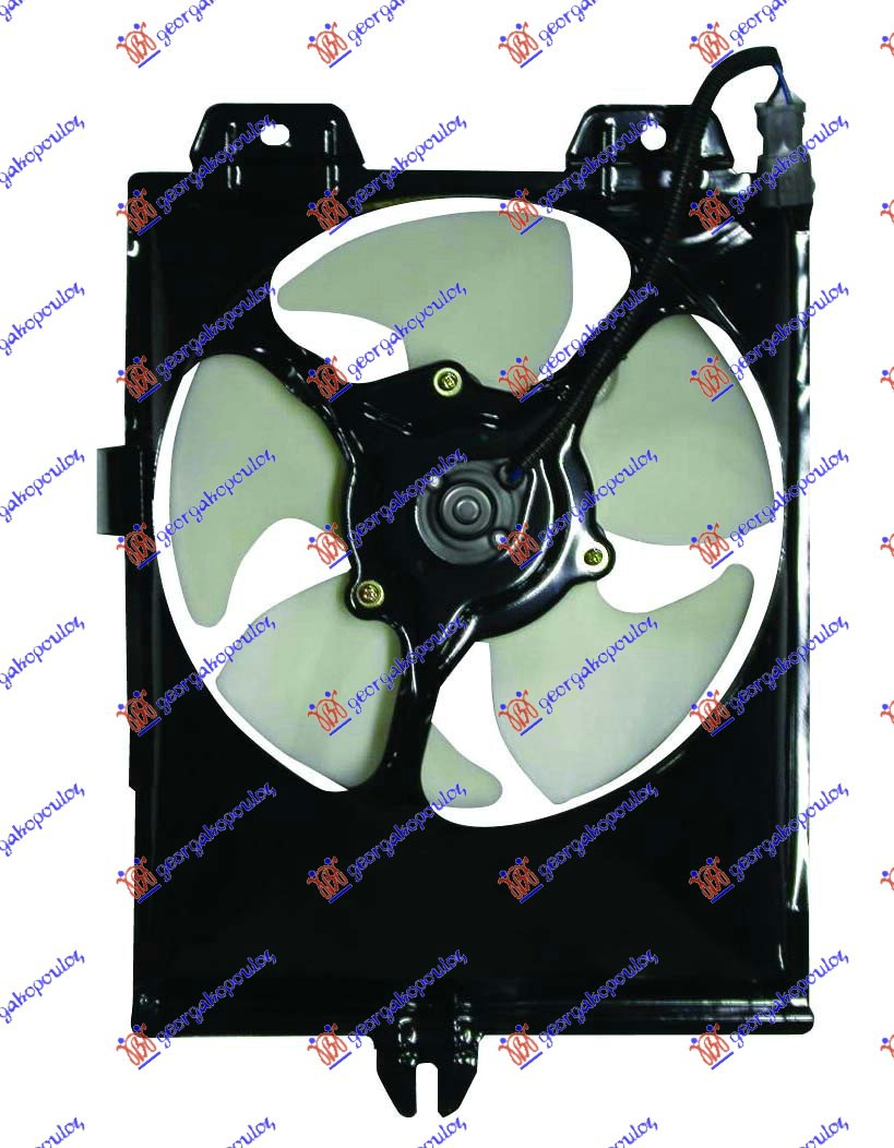 Mitsubishi colt (cj1) 99-05 VENTILATOR KLIME KOMPLET (BENZIN)