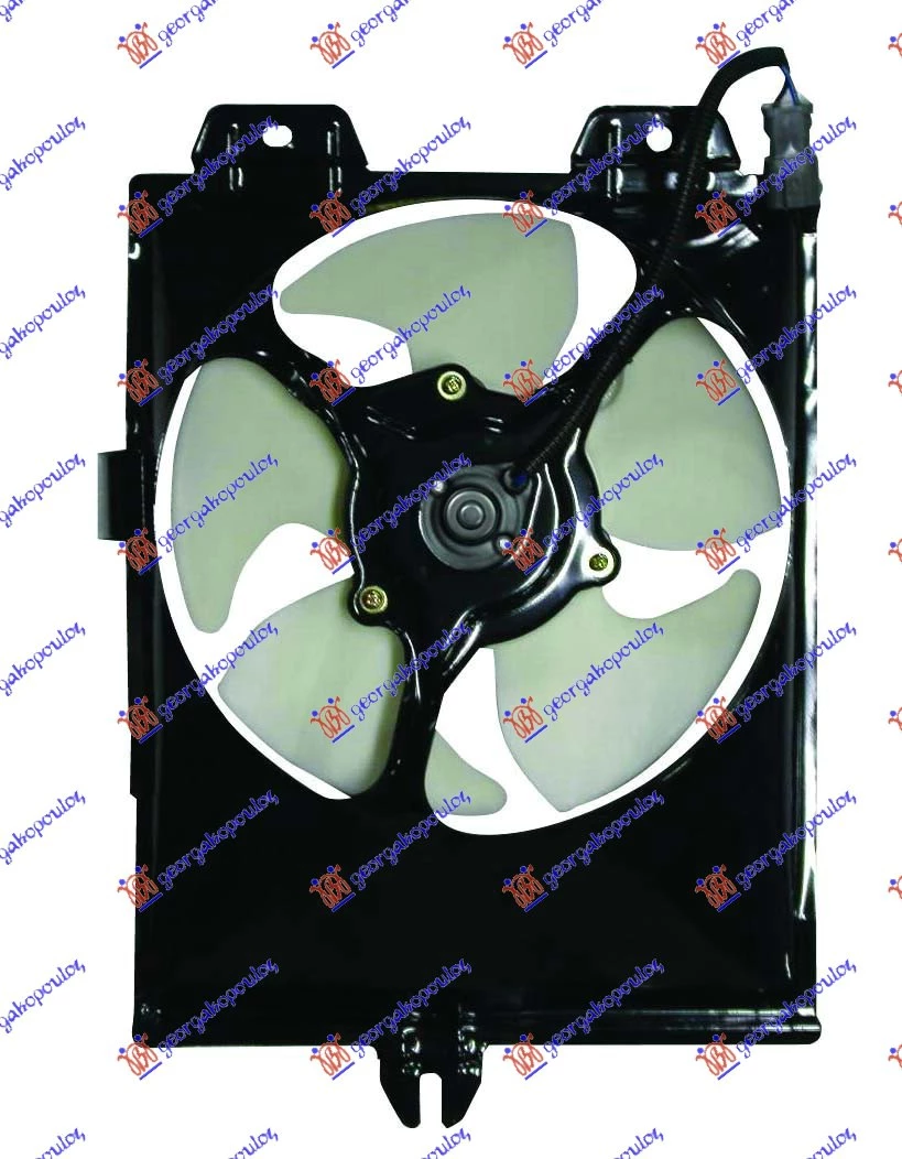 Mitsubishi lancer (ck1) 97-04 VENTILATOR KLIME KOMPLET (BENZIN)