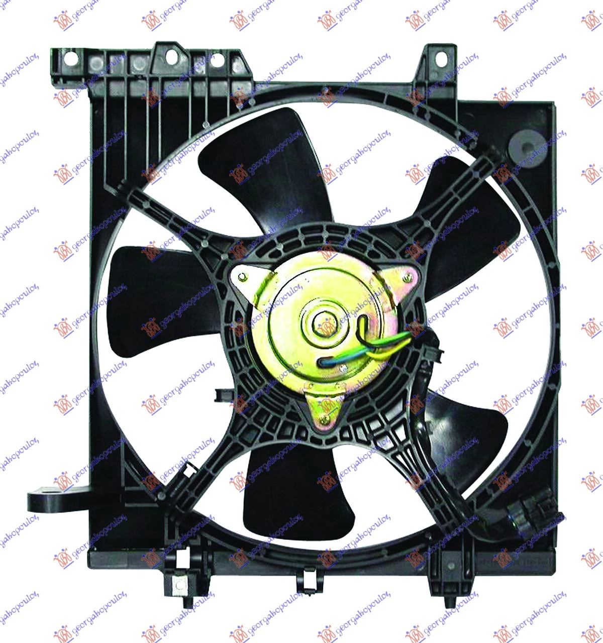 Subaru impreza 01-08 VENTILATOR KOMPLET (BENZIN)