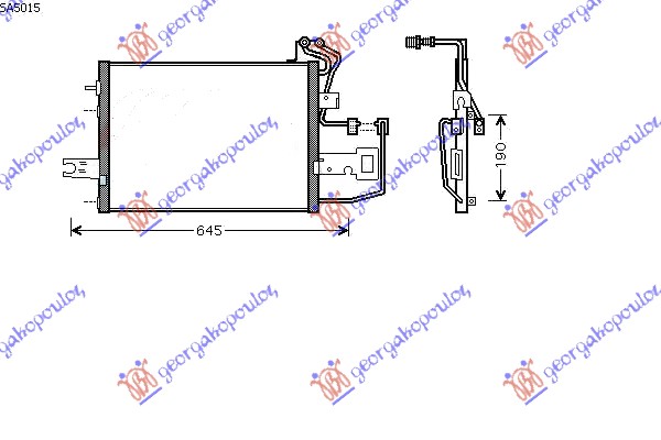 Skoda felicia 98-01 HLAD.KLIME (47.1x32.5x2.0)