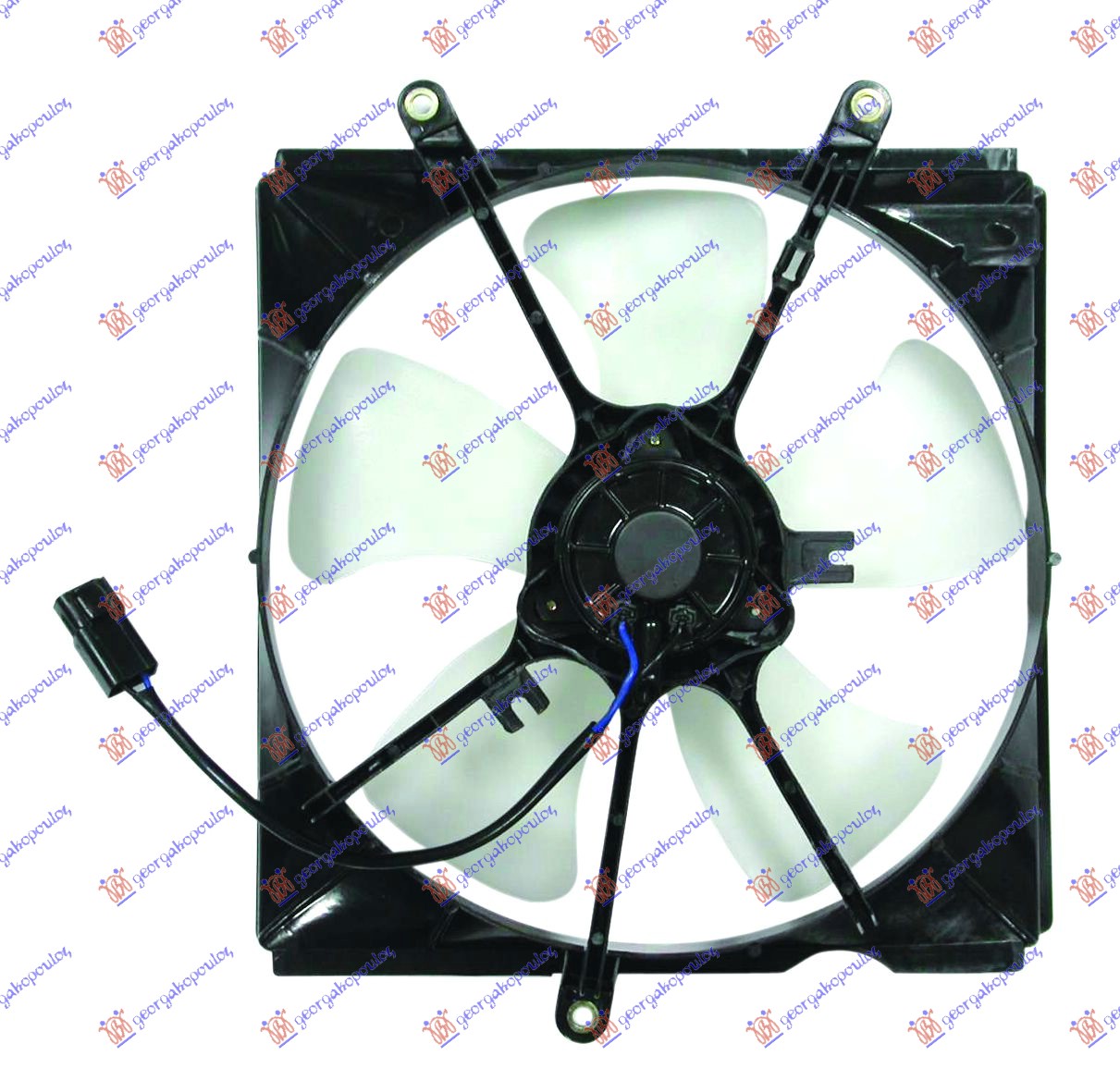 Toyota avensis (t22) 97-03 VENTILATOR KLIME KOMPLET (BENZIN)