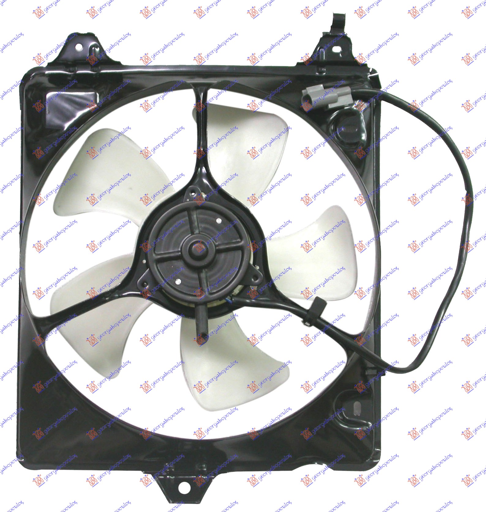 Toyota avensis (t22) 97-03 VENTILATOR KLIME KOMPLET (DIZEL)