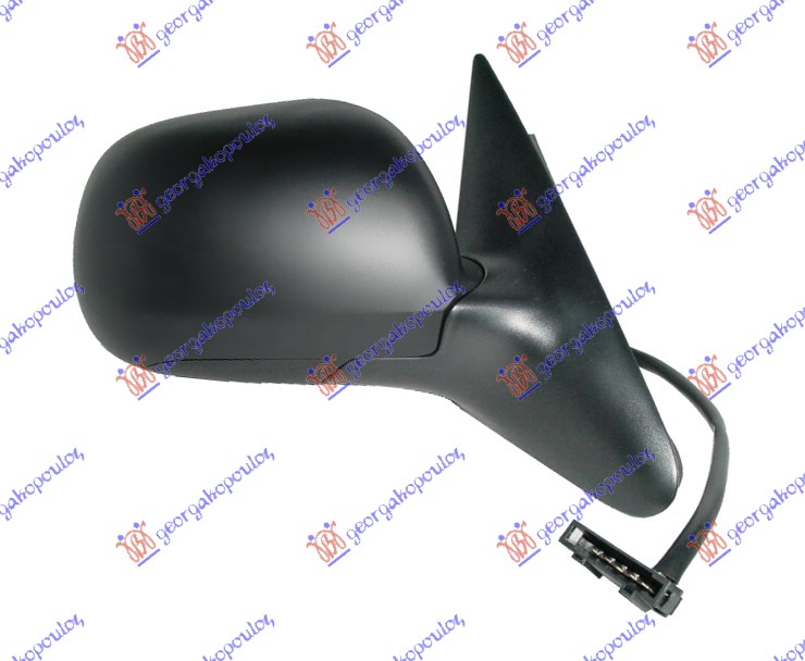 Skoda octavia 4 1997-2010 (1u2/1u5) RETROVIZOR ELEKTRICNI SA GREJACEM KRATKI (A KVALITET) (KONVEKSNO STAKLO)