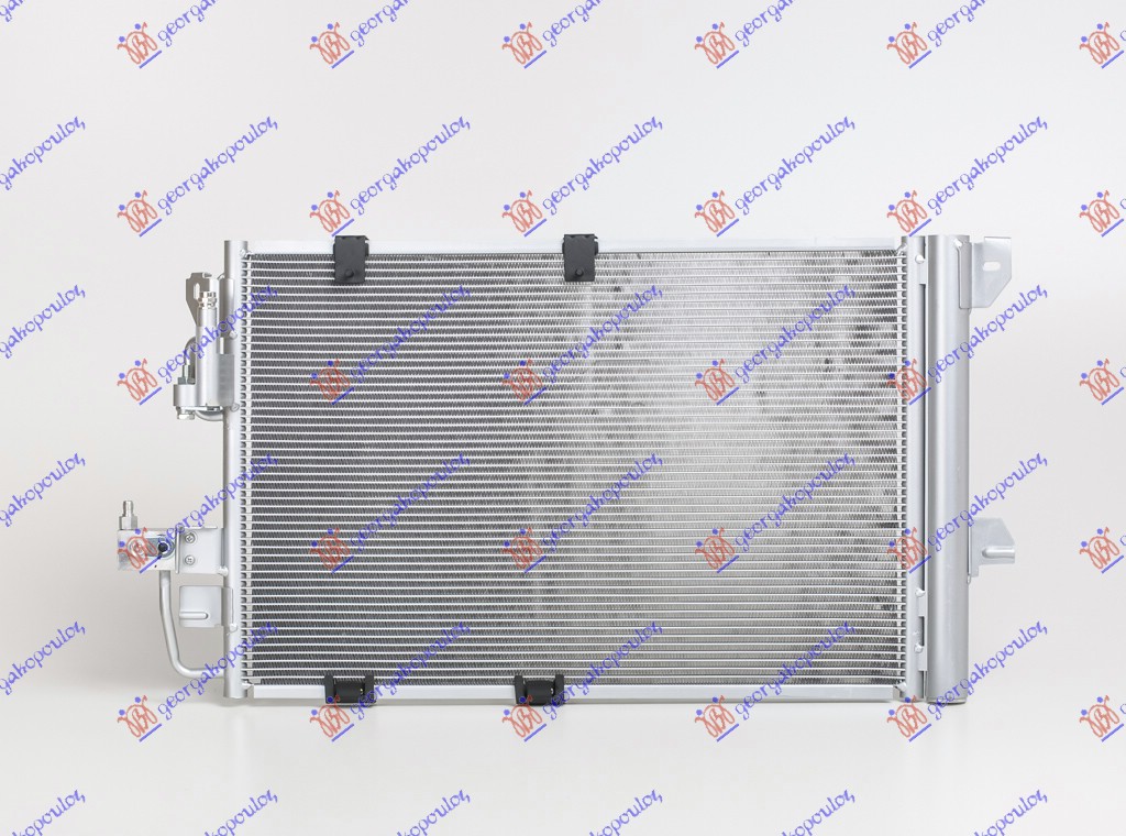 Opel zafira 99-05 HLADNJAK KLIME KOMPLET 02-04 (55.5x38.2x1.6) (CREVO - FILTER SUPROTNE STRANE)