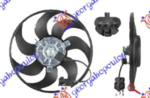 Opel zafira 99-05 VENTILATOR (MOTOR+ELISA) (DIZEL) (+AC) (3 PIN)