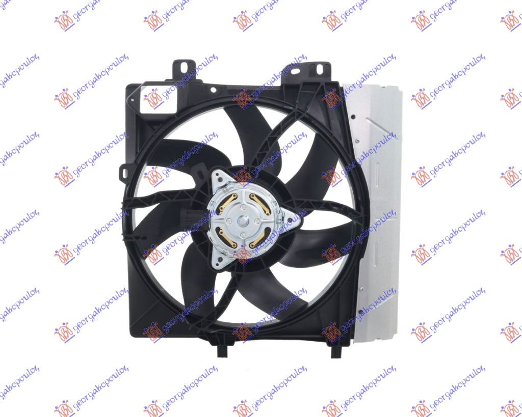 Peugeot 208 19-23 VENTILATOR KOMPLET (1 KABL) (33cm)