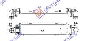 Mercedes c class (w204) 07-11 HLAD INTERC.2.1-3.0 CDi (62.5x143x62)