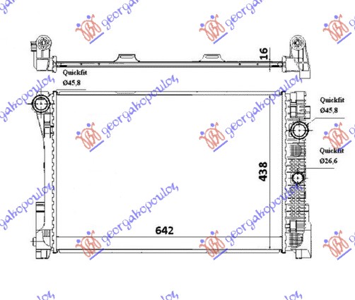 Mercedes c class (w204) 07-11 HLAD 1.8-2.5-3.016V-24V-2.2CDi(64x45x26)