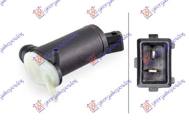 Ford fiesta 02-08 MOTOR ZA POSUDU BRISACA (2 PUMPE) KOCKA