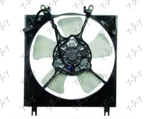 Mitsubishi colt 1996-1999 (cj1/cj/cp) VENTILATOR HLADNJAKA KOMPLET (BENZIN)