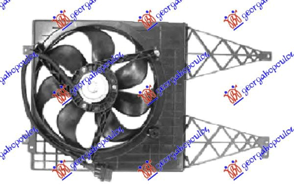 Seat toledo 99-04 VENTILATOR HLADNJAKA () (1.6/1.8 BENZIN - 1.9 DIZEL)