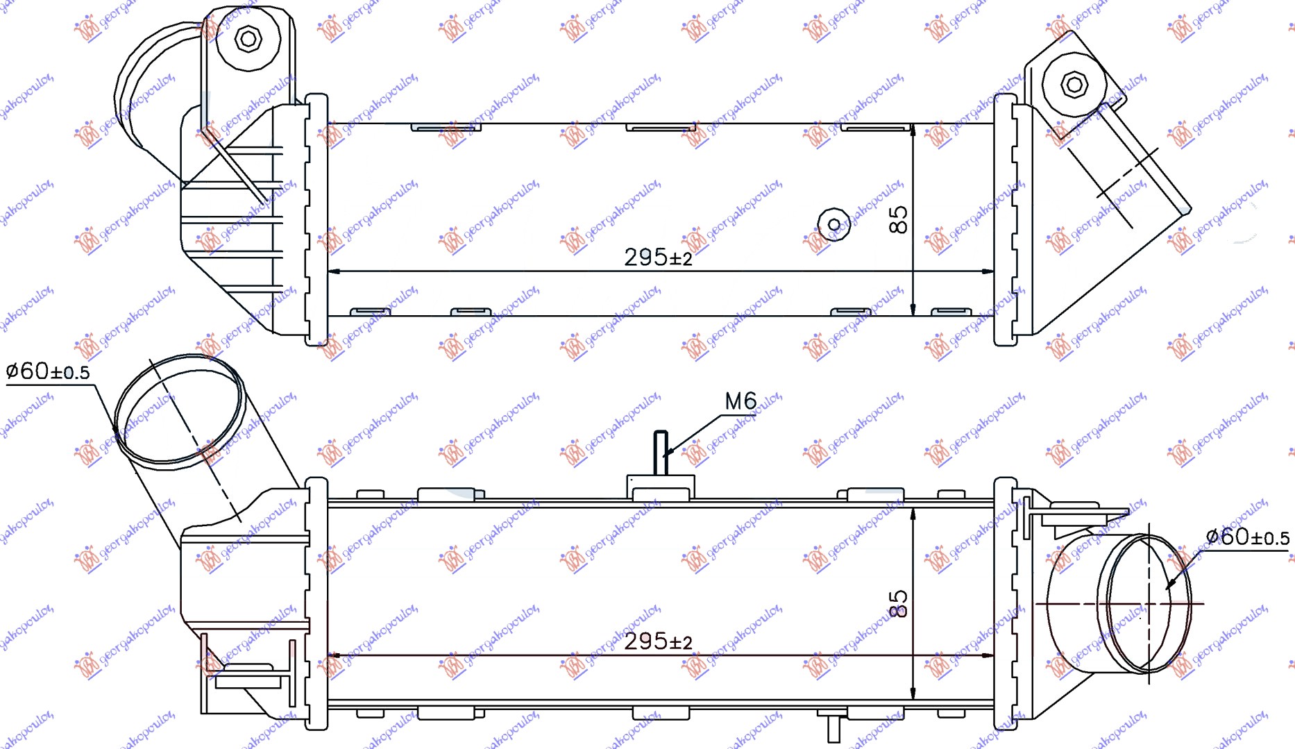 Vw polo classic 95-02 HLAD.INTERC.1.8T BENZIN -1.9TDI DIZEL