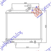 Hyundai accent h/b-l/b 2003-2005 (lc) HLADNJAK MOTORA 1.5 CRDi (360x476) (NRF)