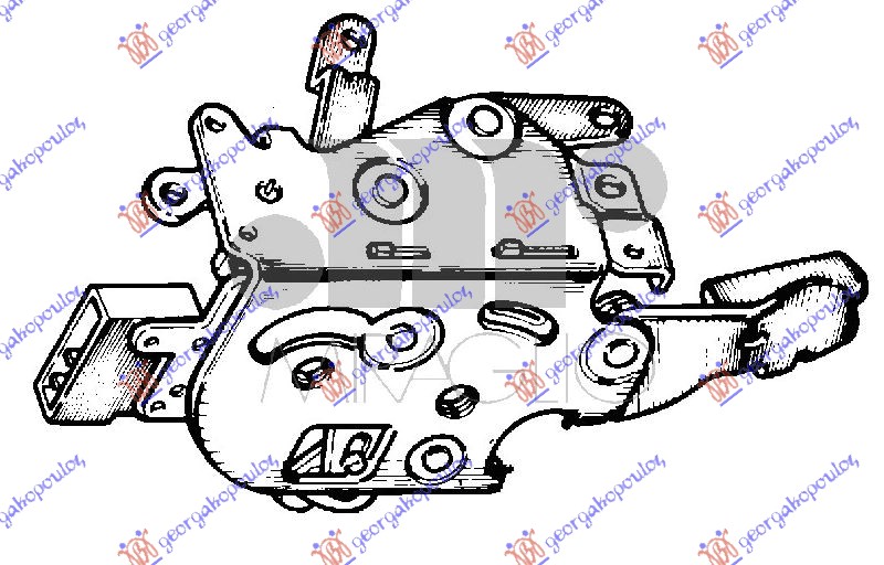 LANCIA Y10 84-91 BRAVA PREDNJIH VRATA (CENTRALNO ZAKLJUCAVANJE)