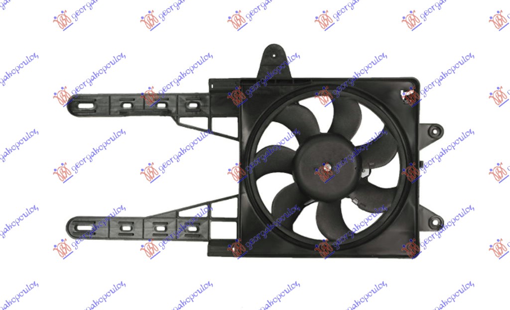 LANCIA Y 96-03 VENTILATOR KOMPLET (60/75/90) (DIZEL) (-?C) -97