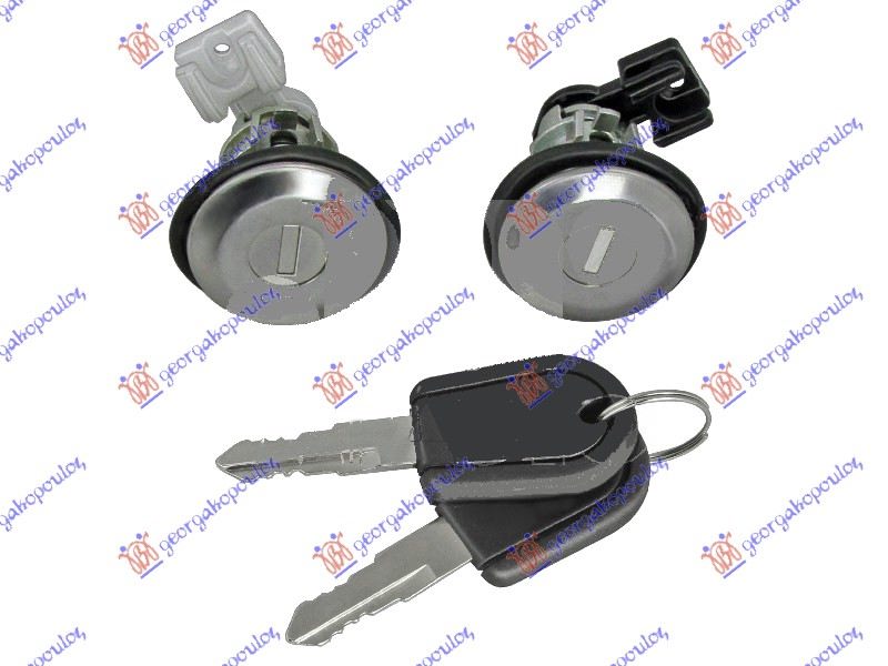 Citroen saxo 1999-2004 (s0/s1) CILINDAR BRAVE VRATA (SA KLJUCEVIMA) (SET 2 KOM)