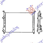 Fiat strada 99-05 HLADNJAK MOTORA 1.2 BENZIN (52x36x2.5) 00-