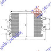 Fiat strada 99-05 HLADNJAK KLIME 1.7 TD 1.9 D (48x35x25)