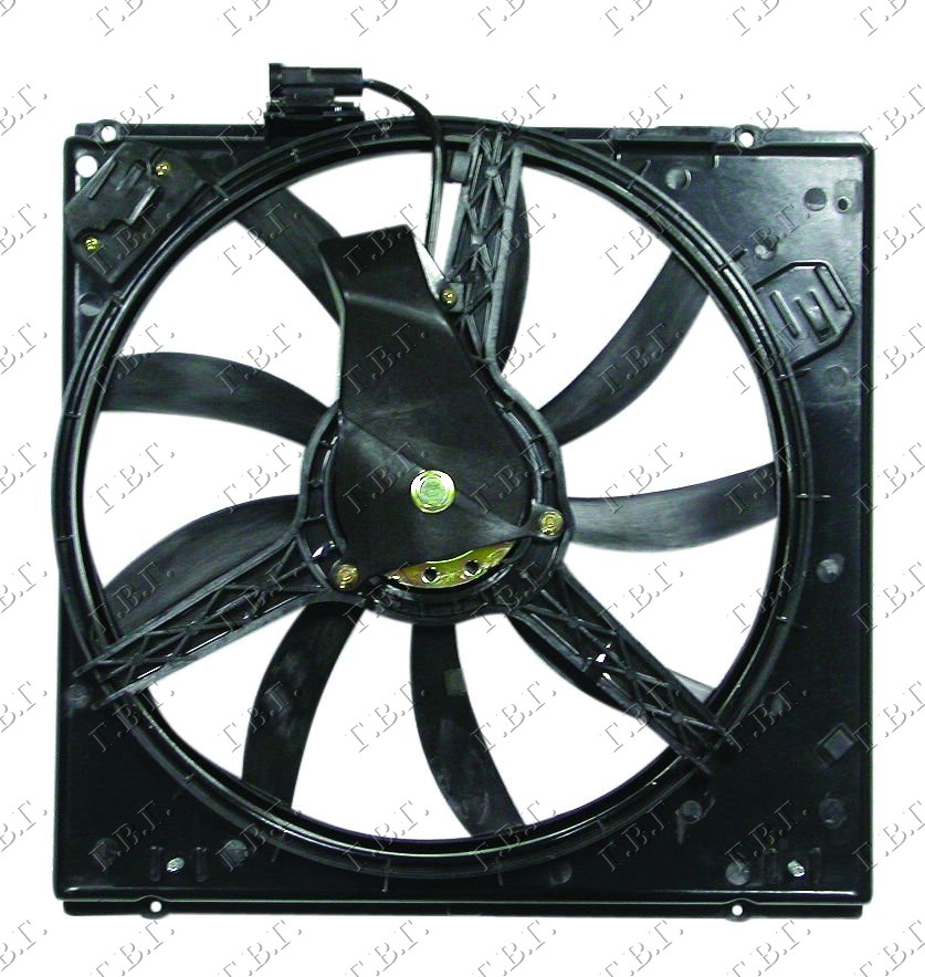 Renault twingo 2000-2007 (c06) VENTILATOR HLADNJAKA KOMPLET (BENZIN) (+AC)
