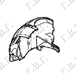 Renault megane l/b 1999-2002 (ba0/ba1) POTKRILO (ZADNJI DEO)