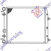 Vw polo 02-05 HLAD MOTORA -A/C (43x41) SA VENTILATOROM