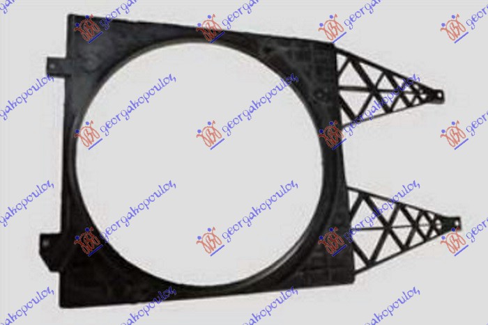 Vw polo 02-05 VENTILATOR (MOTOR+ELISA) (345mm)