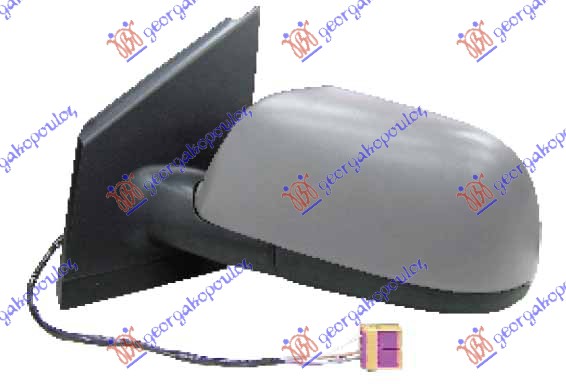 Vw polo 2002-2005 (9n2) RETROVIZOR ELEKTRICNI SA GREJACEM (A KVALITET) (ASFERICNO STAKLO)