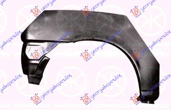 Ford fiesta 1999-2002 (ja/jb) RUB 2 VRATA