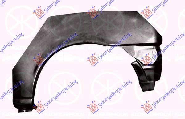 Ford fiesta 1999-2002 (ja/jb) RUB 2 VRATA
