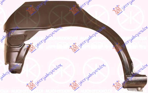 Ford fiesta 1999-2002 (ja/jb) RUB 4 VRATA