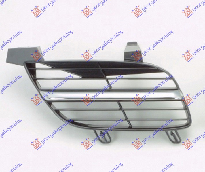 Nissan almera l/b 2000-2006 (n16) PVC MASKA HROM/CRNA -2002