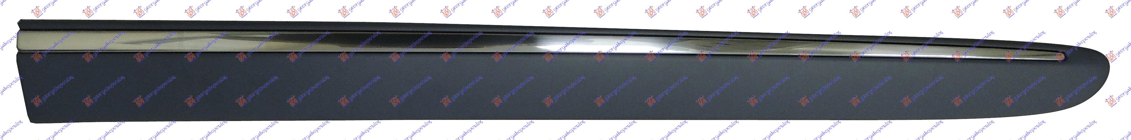 Mercedes e class 2002-2009 (w211) LAJSNA ZADNJIH VRATA PM (SA HROM LAJSNOM) (nije lajsna prozora)
