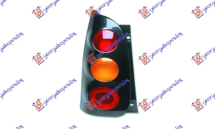 Smart fortwo 98-07 STOP LAMPA -02 CRNI OKVIR  ULO