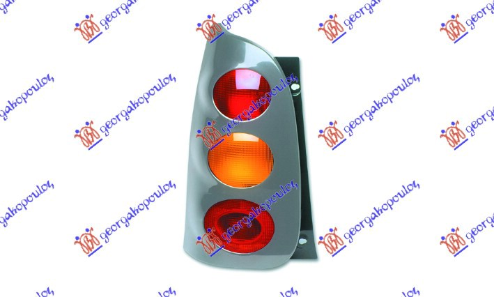 Smart fortwo 98-07 STOP LAMPA -02 SIVI OKVIR ULO