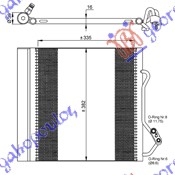 Smart fortwo 98-07 HLADNJAK KLIME 02- (34.5x38.3x1.6)