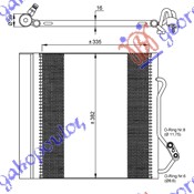Smart fortwo 1998-2007 (450) HLADNJAK KLIME 2002- (345x383x16) (MARELLI)