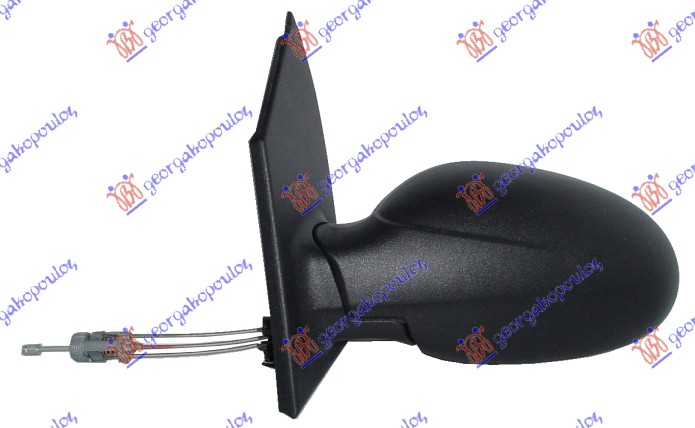 Smart fortwo 1998-2007 (450) RETROVIZOR MEHANICKI SA SAJLOM (RAVNO STAKLO)