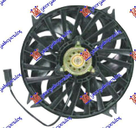 Citroen xsara 00-04 VENTILATOR (MOTOR+ELISA) (BENZIN-DIZEL)