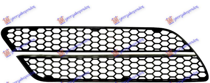 Alfa romeo 147 2000-2010 (937) RESETKA PREDNJEG BRANIKA (SREBRNA LAJSNA) 04-