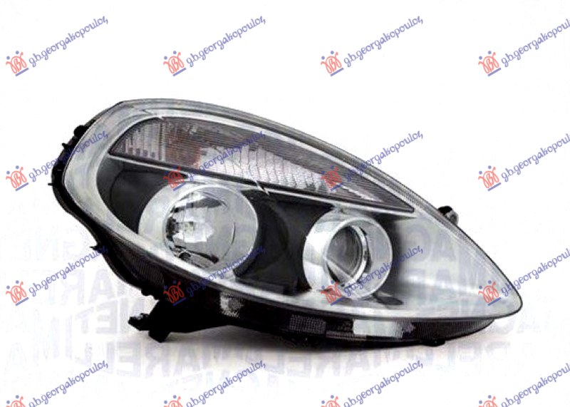 Lancia musa 2003-2013 (350) FAR ELEKTRICNI CRNI 2010- (SA PROJEKTOROM) (MARELLI)