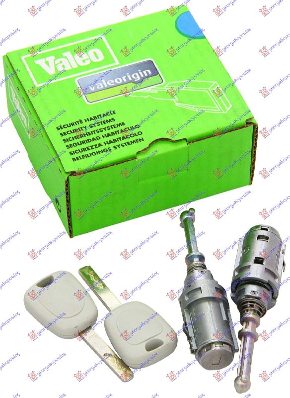 Citroen c3 pluriel 03-10 CILINDAR BRAVE PREDNJIH VRATA SA KLJUCEM (SET 2 KOM) (VALEO)