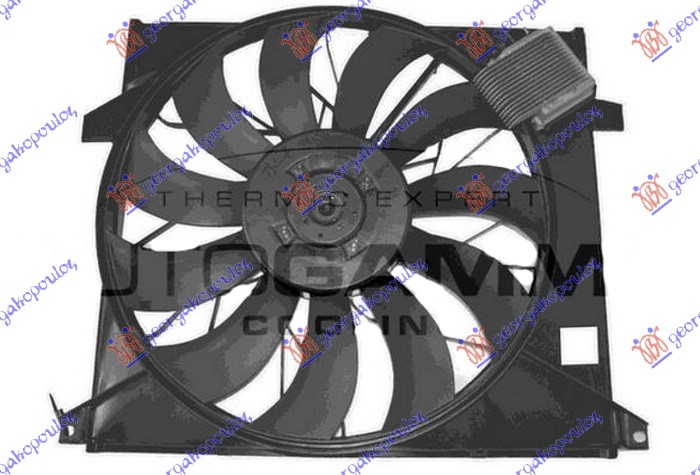 Mercedes ml (w163) 98-05 VENTILATOR 5.4 BEN 2.7-4.0 DIZ 524mm 2P