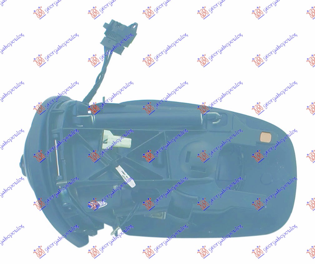 Mercedes ml (w163) 98-05 RETROVIZOR (BEZ POKL) EL. (7P) 02- (AKV)