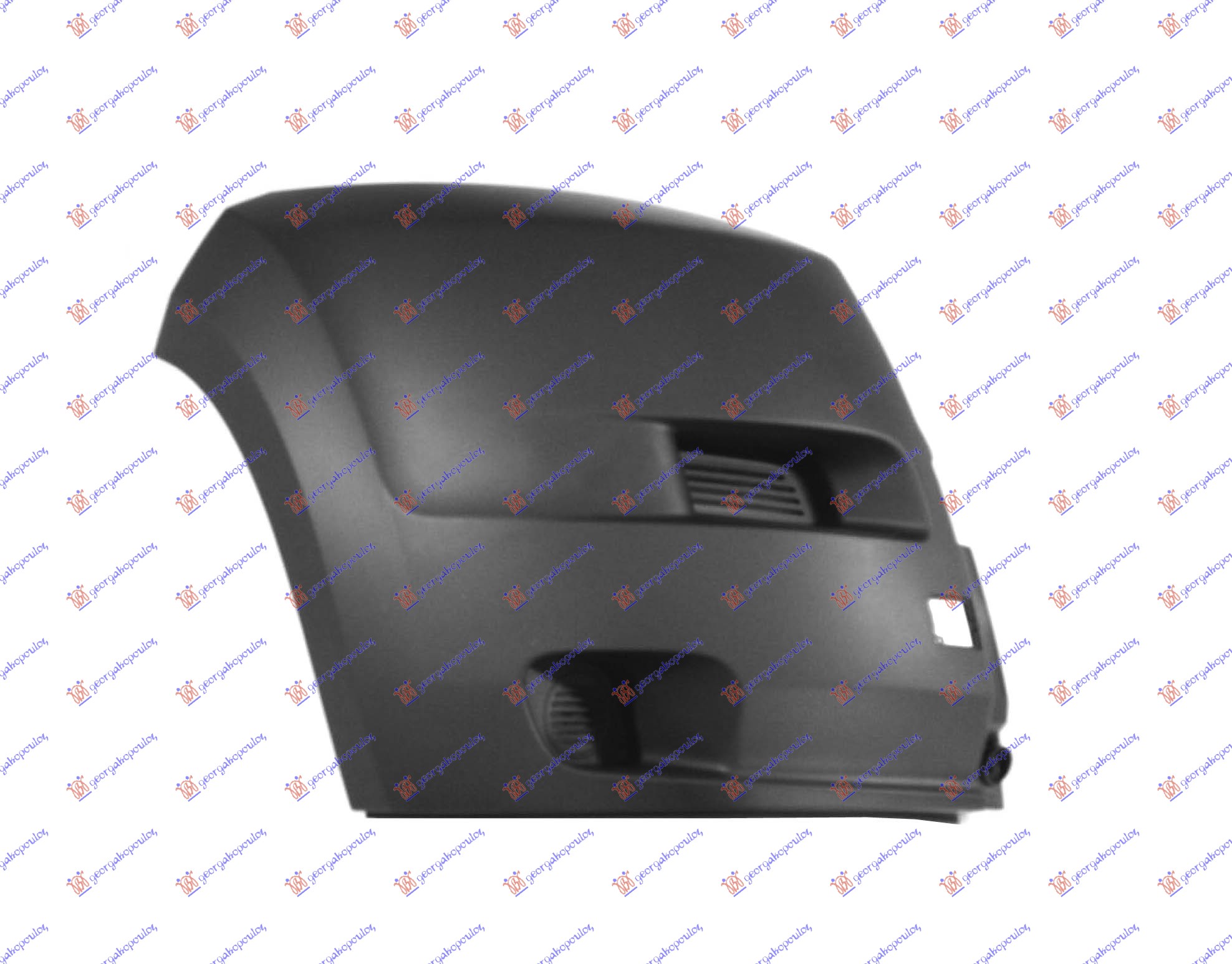 Citroen jumper iii 2006-2014 KRAJ PREDNJEG BRANIKA CRNI (SA/BEZ MAGLENKE)