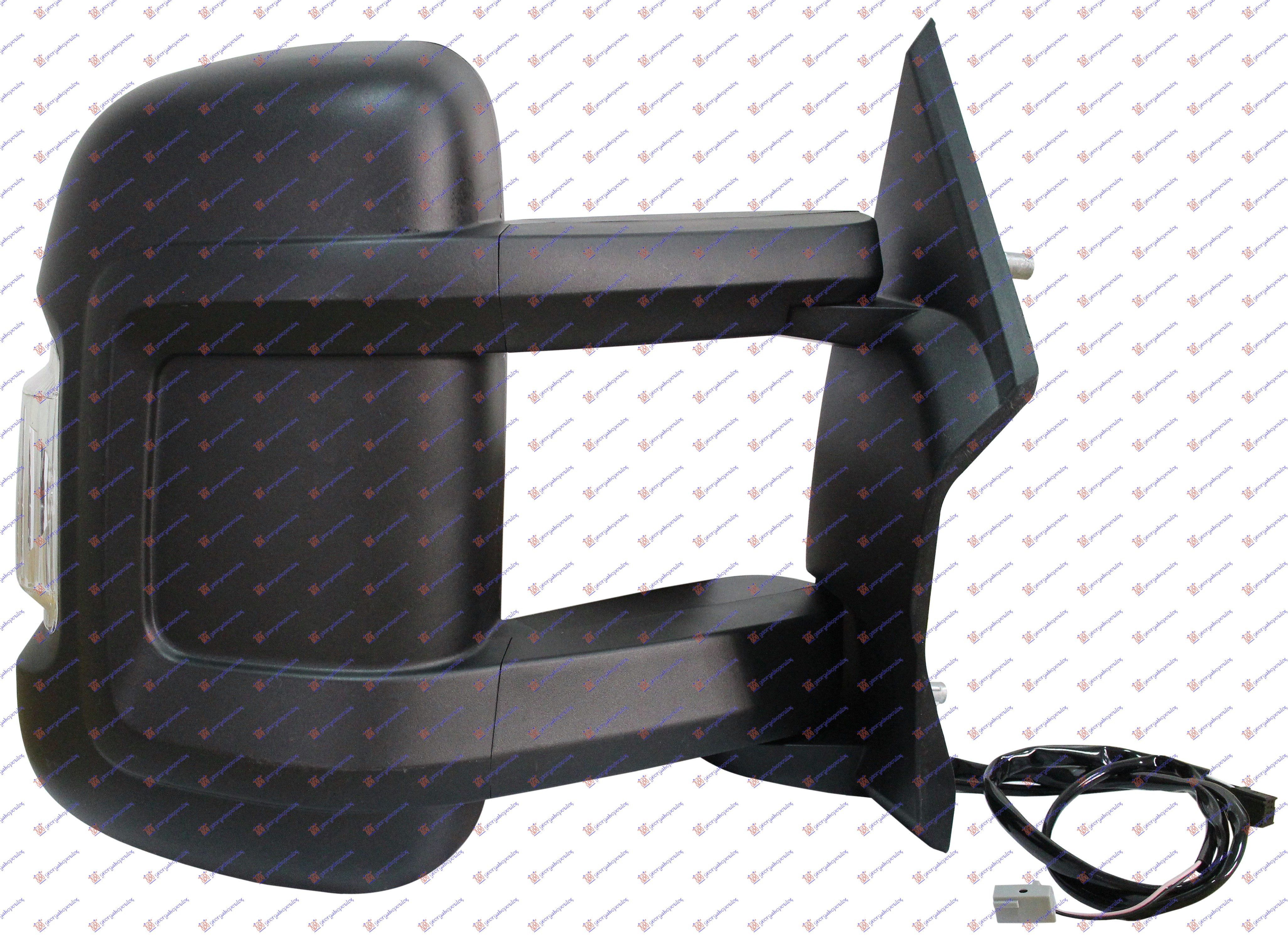 Peugeot boxer iii 2006-2014 RETROVIZOR ELEKTRICNI SA GREJACEM DUGI (MIGAVAC) (A KVALITET) (KONVEKSNO STAKLO)