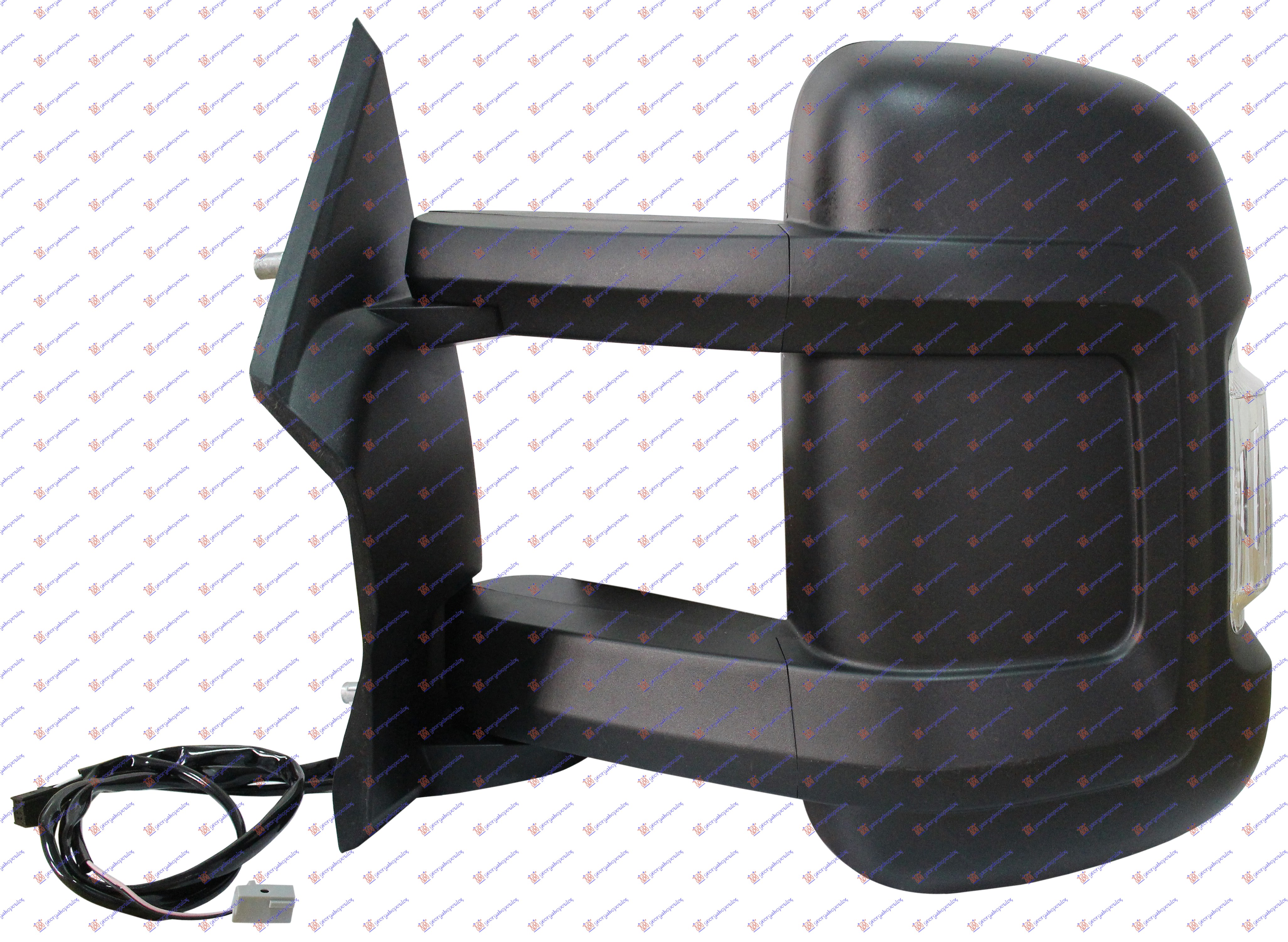 Peugeot boxer iii 2006-2014 RETROVIZOR ELEKTRICNI SA GREJACEM DUGI (MIGAVAC) (A KVALITET) (KONVEKSNO STAKLO)